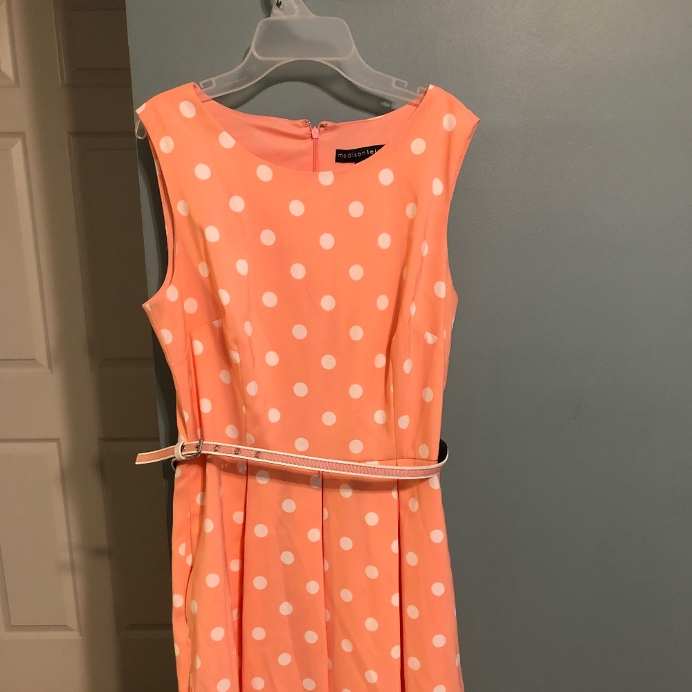 Pink polka dot dress/ Barbiecore